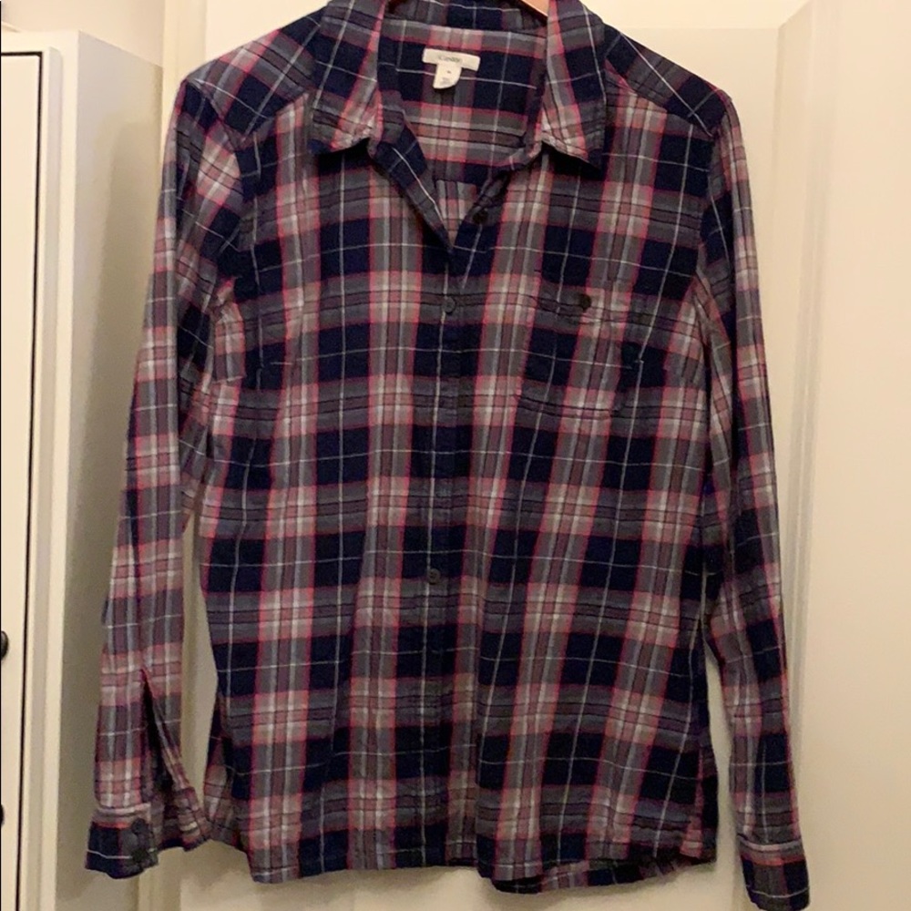 Flannel button down